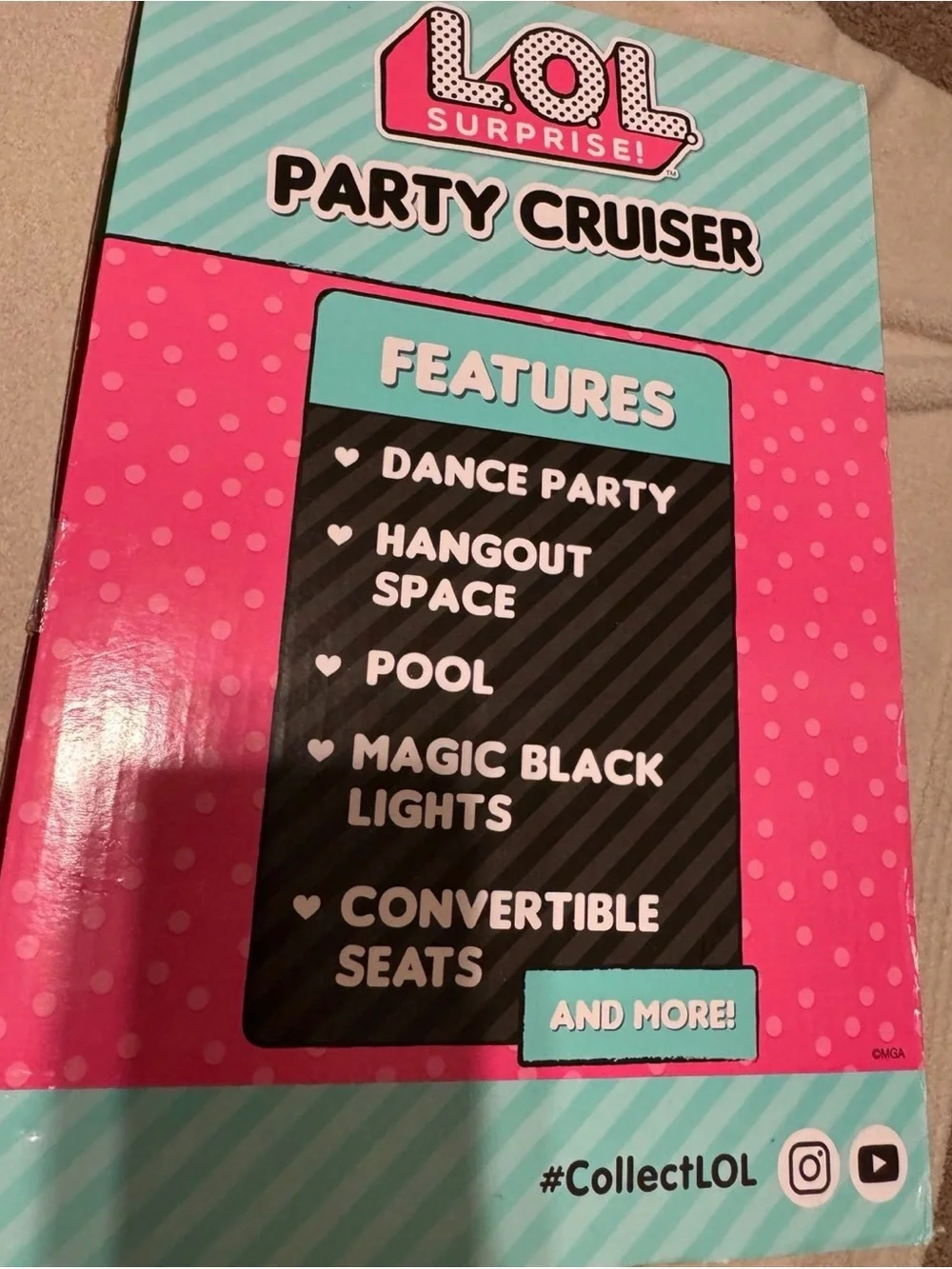 L.O.L. Surprise! 3-in-1 Party Cruiser - Pink & Gold